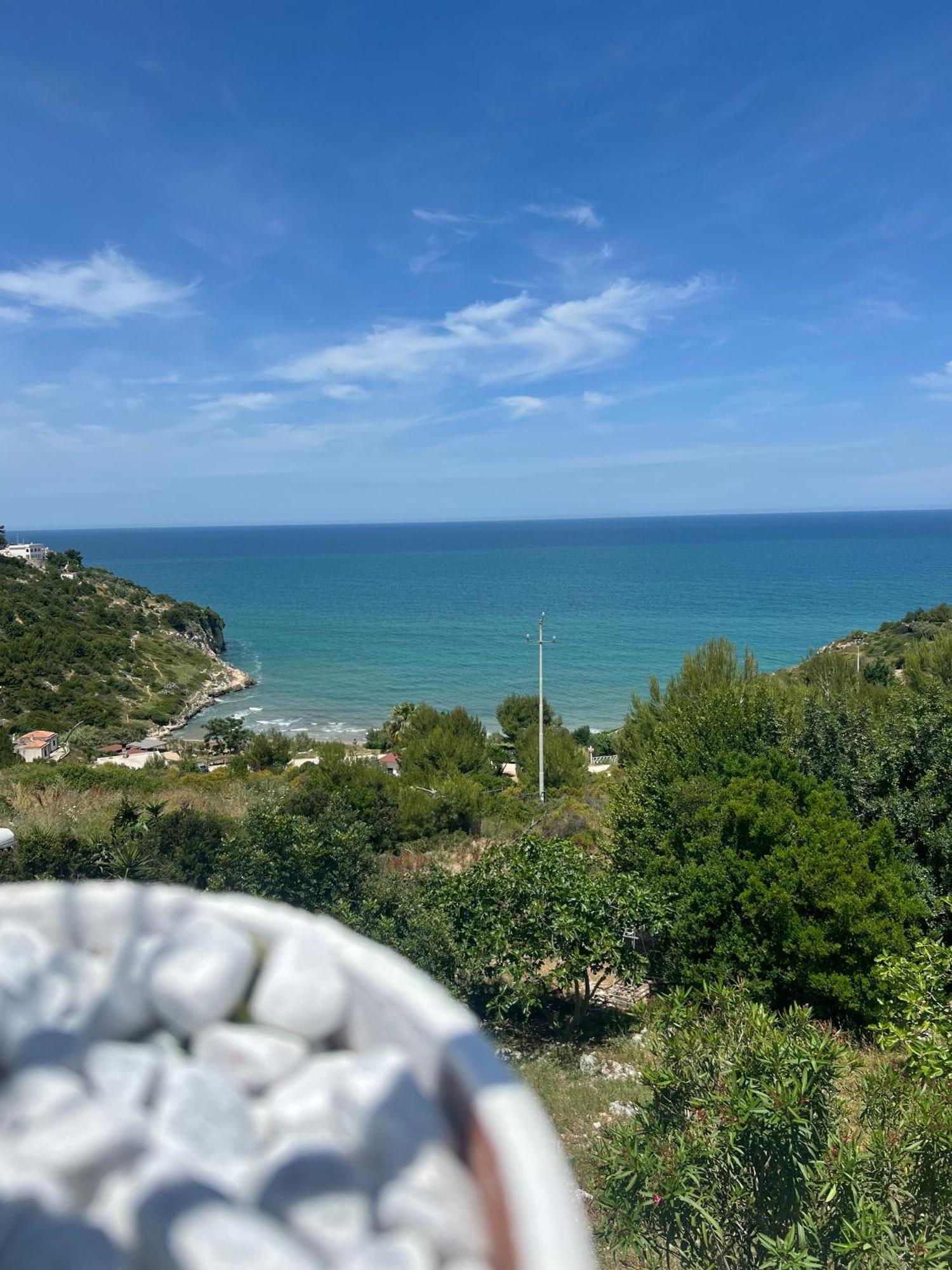 Ferienwohnung Trilocale 2 Sul Mare Peschici Exterior foto